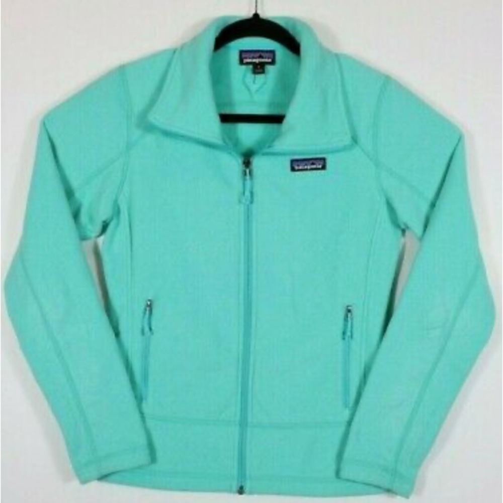 Patagonia women’s teal full zip up small